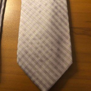 Calvin Klein Light Purple Striped Dress Tie
